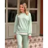 Σετ φούτερ και παντελόνι minimal athleisure