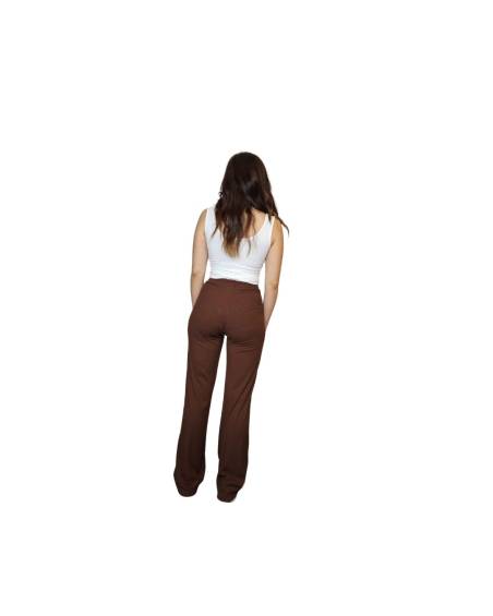 Casual σετ “Norelia” με παντελόνι και crop top