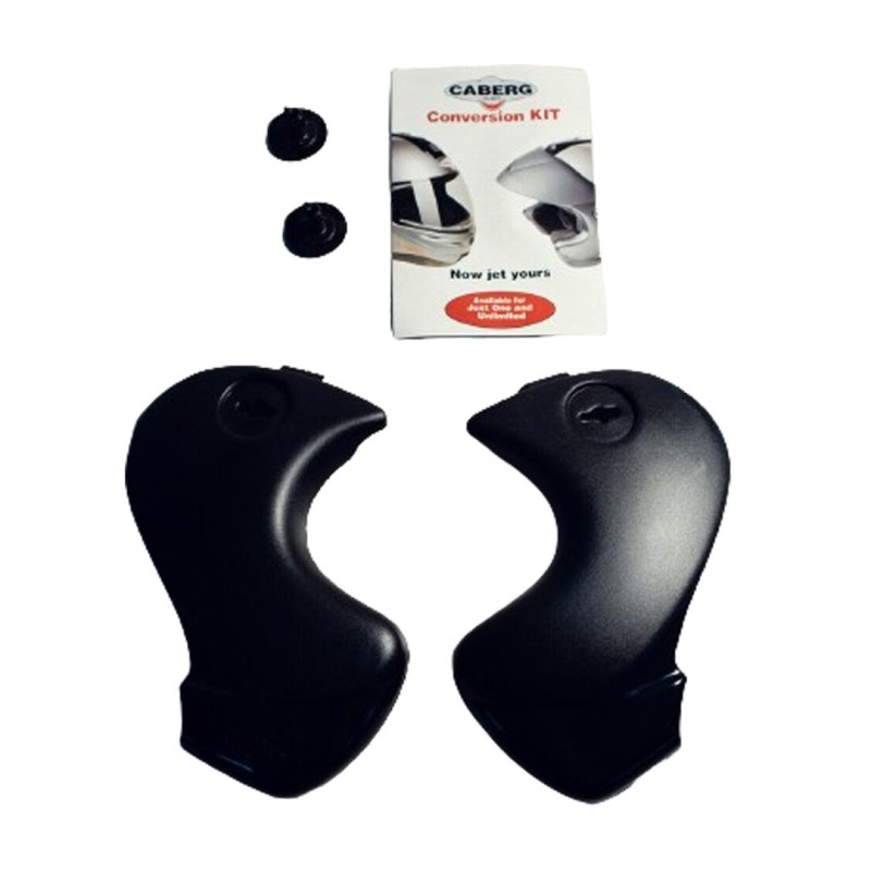 Καπάκια μετατροπής κράνους Caberg από fullface σε jet