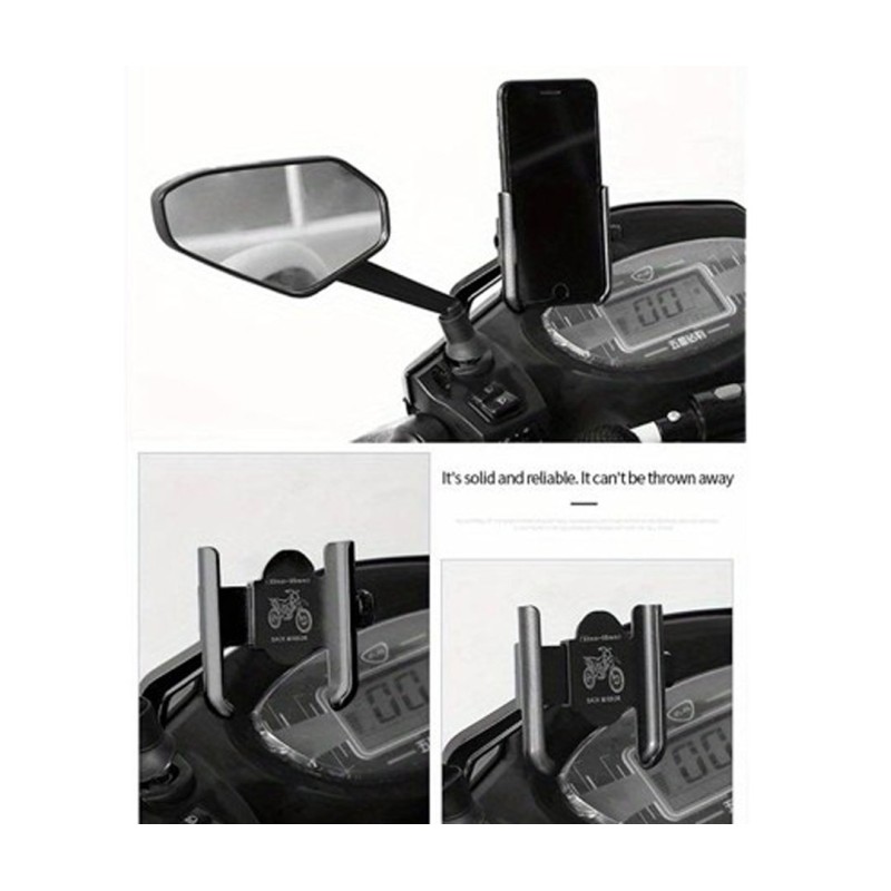 Ρυθμιζόμενη Βάση Αλουμινίου Μοτοσυκλέτας Κινητού Τηλεφώνου ή GPS