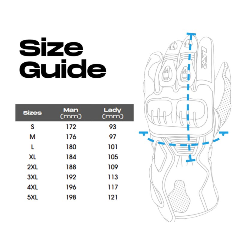 Καλοκαιρινά Γάντια Μηχανής LS2 Kubra