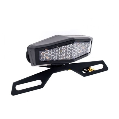 Οπίσθιο Φανάρι Στοπ/Φλας LED μοτοσυκλέτας με βάση