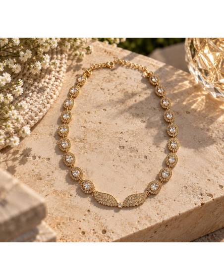 Gold Stainless Steel Angel Wings Necklace | P&T DailyFashion