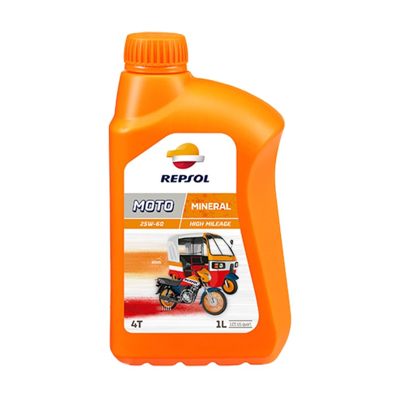 Λάδι Repsol High Mileage Mineral 25w60 4T