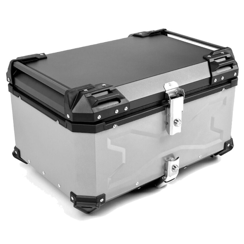 Μπαγκαζιέρα Τετράγωνη Αλουμινίου Μοτοσυκλέτας ANAX 65L