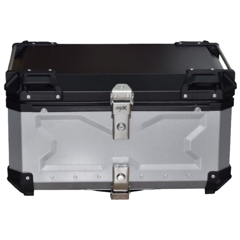 Μπαγκαζιέρα Τετράγωνη Αλουμινίου Μοτοσυκλέτας ANAX 65L