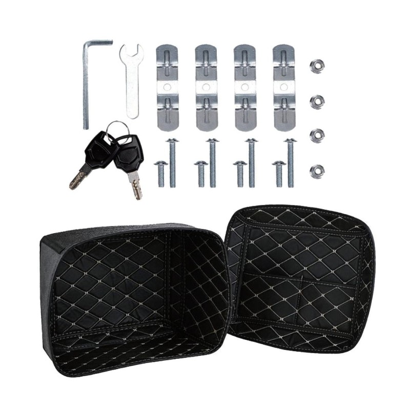 Μπαγκαζιέρα Τετράγωνη Αλουμινίου Μοτοσυκλέτας ANAX 55L Αναδιομένη