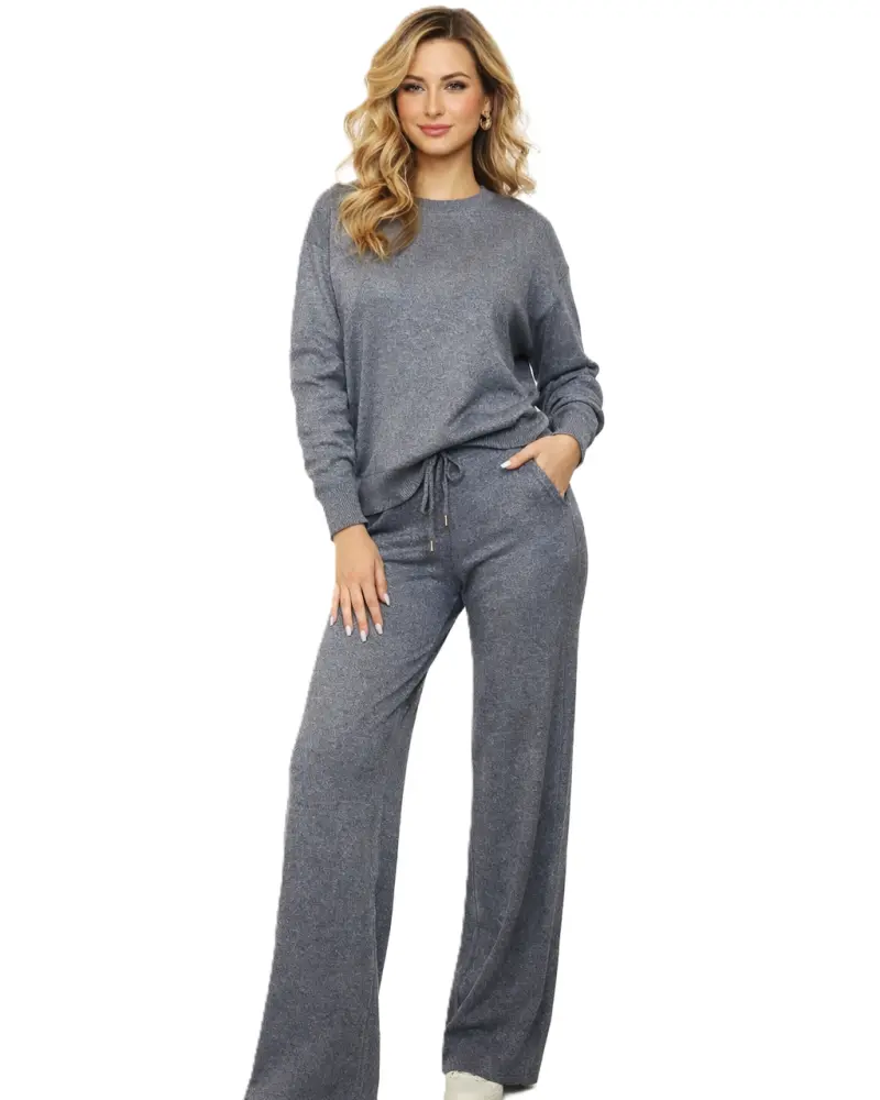 Viscose blouse & pants set