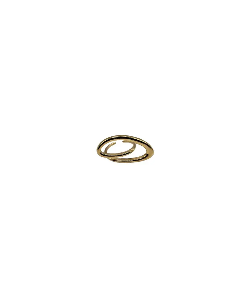Modern Ring in Gold & Silver