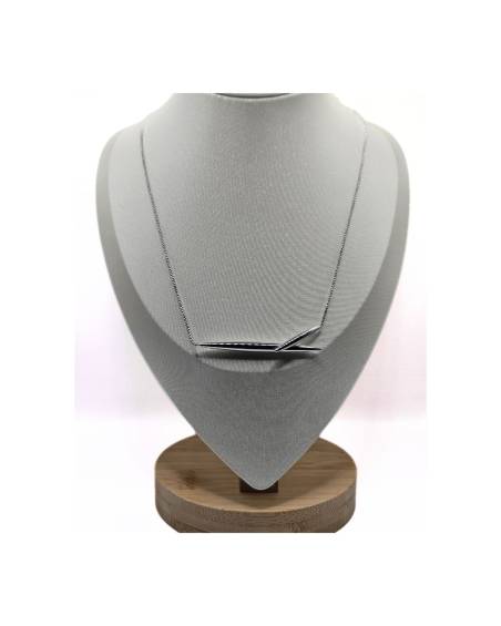 Modern Necklace with Decorative Element in Gold & Silver