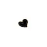 Gold Heart Ring with Brown or Bordeaux Stone