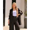 Σετ σακάκι & ψηλόμεσο παντελόνι με ρίγα
